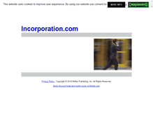 Tablet Screenshot of incorporation.com